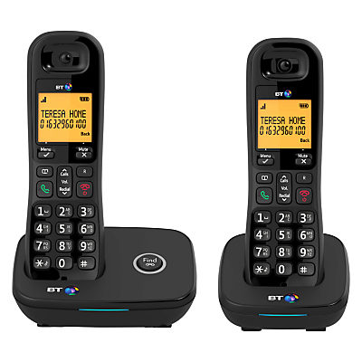 BT 1200 Digital Telephone With Nuisance Call Blocker & 1.6 Backlit Display, Twin DECT